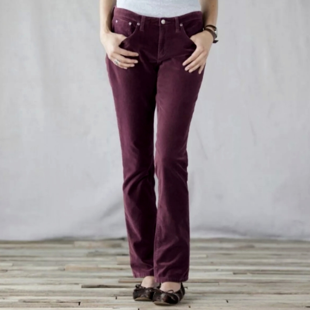 Sundance Day and Night Velveteen Straight Leg Trousers in Size 6